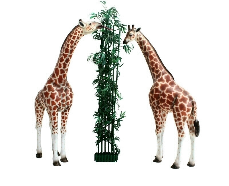 Two 6 Foot Baby Giraffes Custom Made 